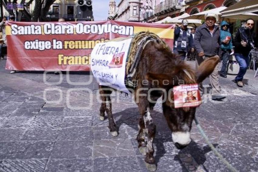 ANTORCHA CAMPESINA . MANIFESTACIÓN 