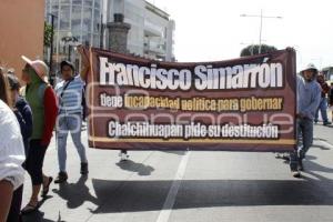 ANTORCHA CAMPESINA . MANIFESTACIÓN 