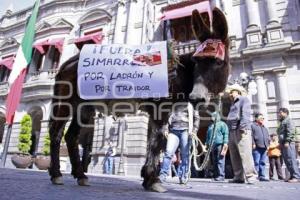 ANTORCHA CAMPESINA . MANIFESTACIÓN 