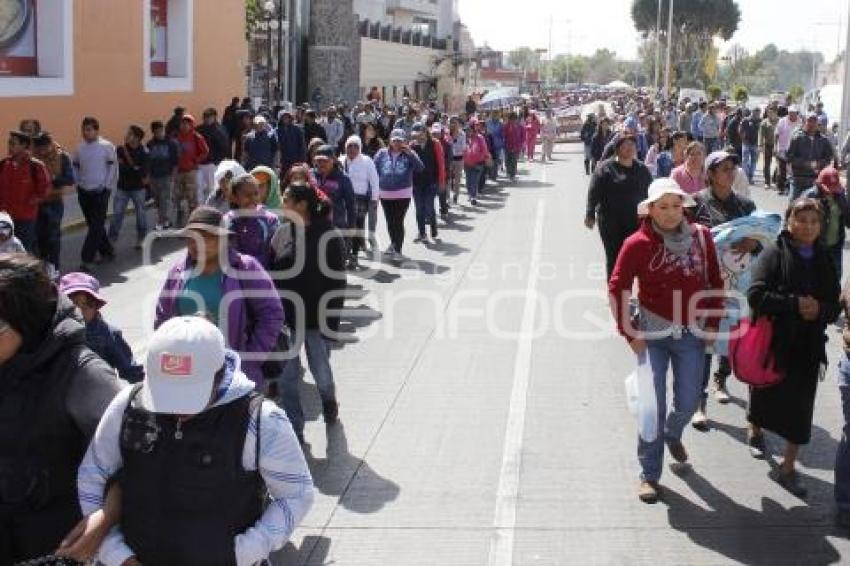 ANTORCHA CAMPESINA . MANIFESTACIÓN