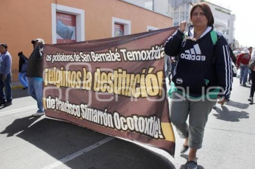 ANTORCHA CAMPESINA . MANIFESTACIÓN 