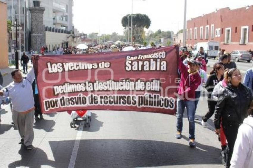 ANTORCHA CAMPESINA . MANIFESTACIÓN 