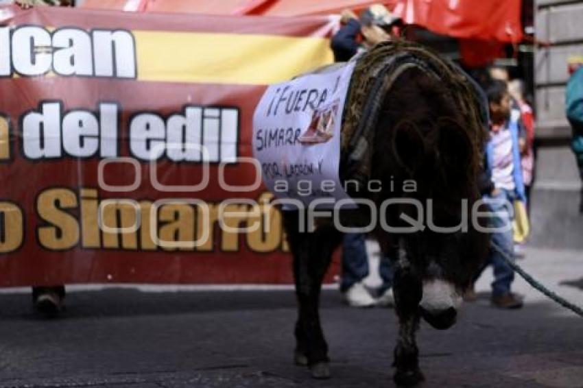 ANTORCHA CAMPESINA . MANIFESTACIÓN