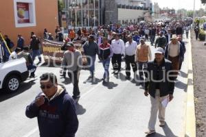 ANTORCHA CAMPESINA . MANIFESTACIÓN 