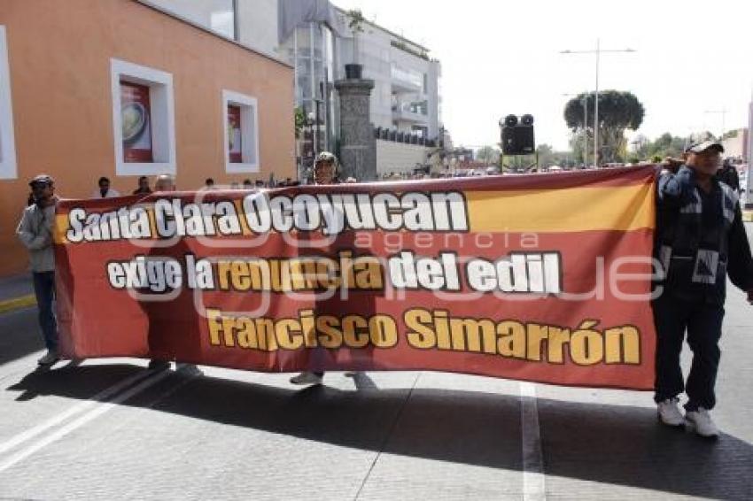 ANTORCHA CAMPESINA . MANIFESTACIÓN 