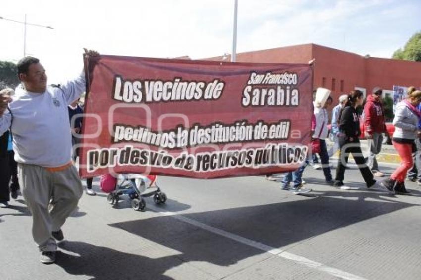 ANTORCHA CAMPESINA . MANIFESTACIÓN 