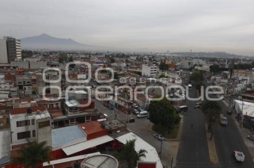 PANORÁMICA CIUDAD DE PUEBLA . CLIMA