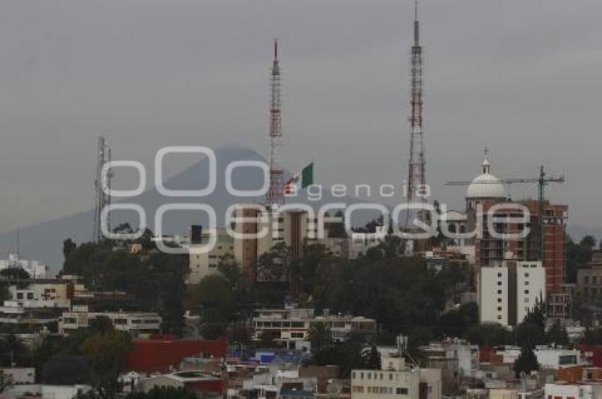 PANORÁMICA CIUDAD DE PUEBLA . CLIMA