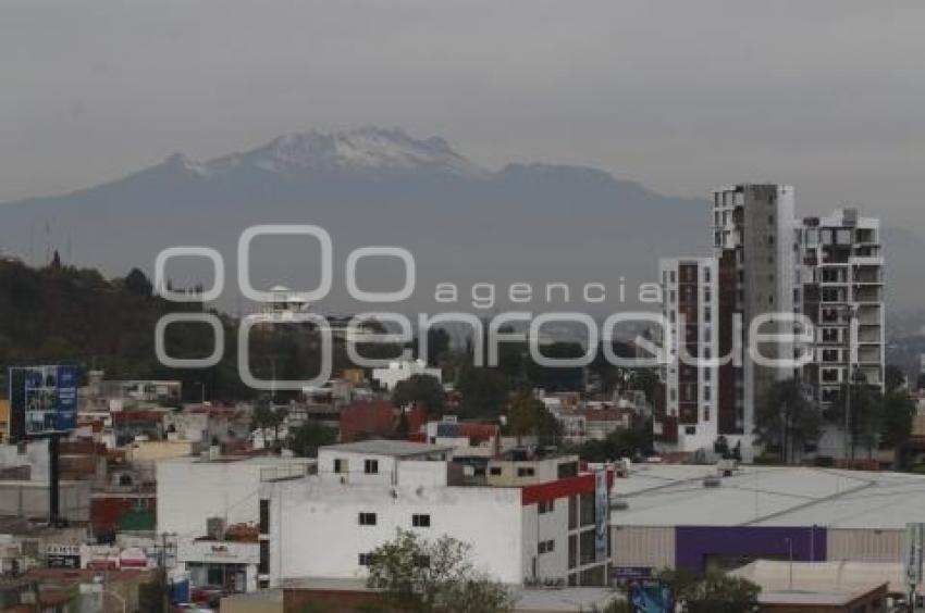 PANORÁMICA CIUDAD DE PUEBLA . CLIMA