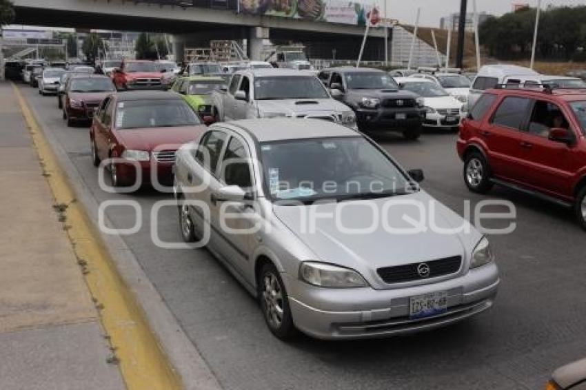 NODO VIAL ATLIXCAYOTL . TRÁFICO