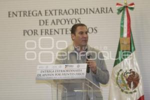 ENTREGA DE APOYOS POR FRENTES FRIOS