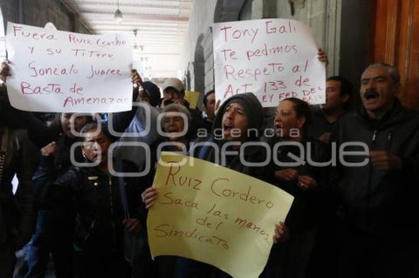 MANIFESTACIÓN SINDICALIZADOS