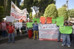 MANIFESTACIÓN . COMERCIANTES 