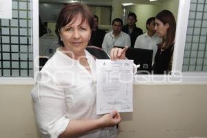 ELECCIONES . REGISTRO ANA TERESA ARANDA