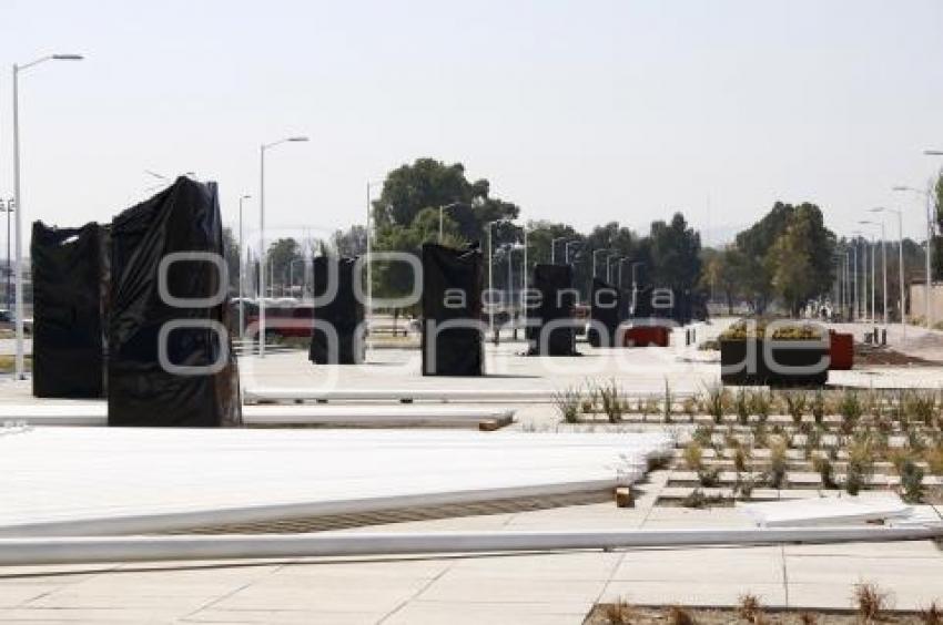 CHOLULA . OBRAS ZONA ARQUEOLÓGICA