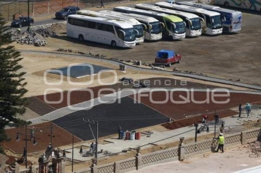 CHOLULA . OBRAS ZONA ARQUEOLÓGICA