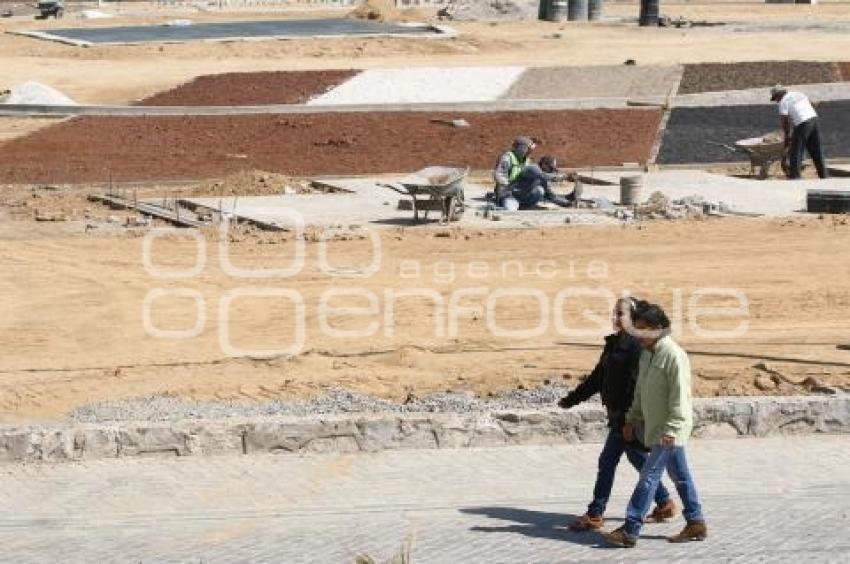 CHOLULA . OBRAS ZONA ARQUEOLÓGICA