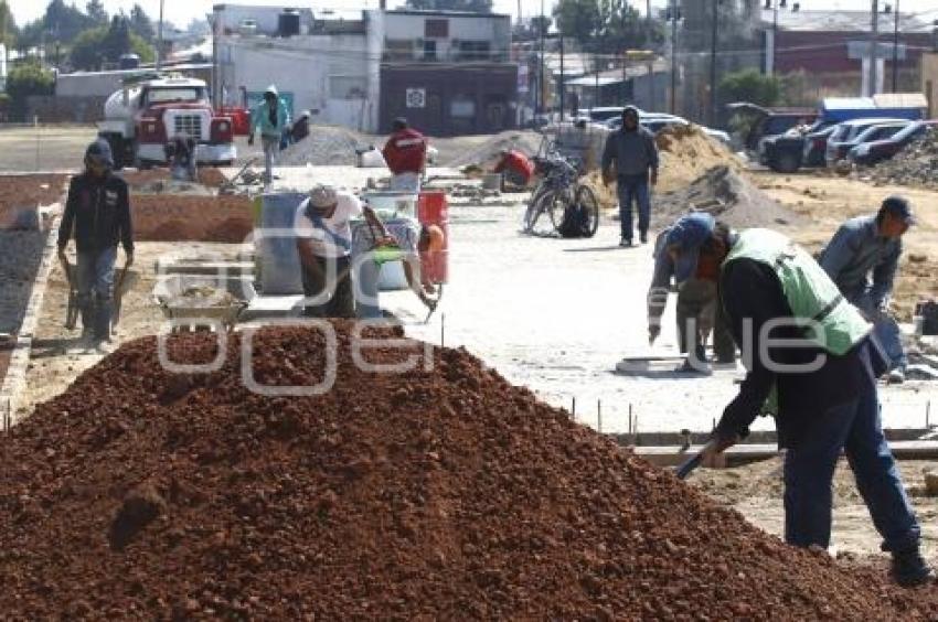 CHOLULA . OBRAS ZONA ARQUEOLÓGICA