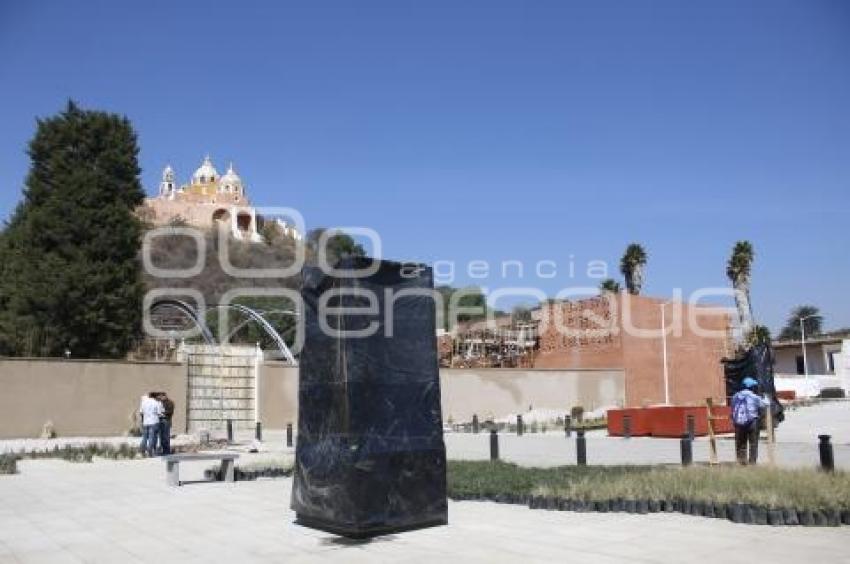 CHOLULA . OBRAS ZONA ARQUEOLÓGICA