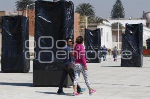 CHOLULA . OBRAS ZONA ARQUEOLÓGICA