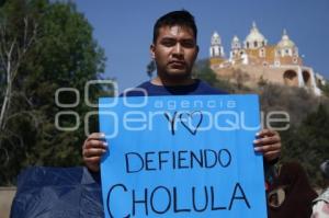 CHOLULA DIGNA . OBRAS ZONA ARQUEOLÓGICA