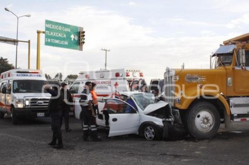 ACCIDENTE CARRETERA EN HUEJOTZINGO