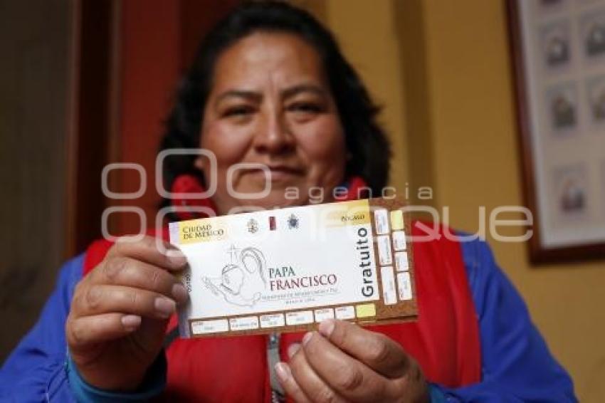 ENTREGA BOLETOS VISITA PAPA FRANCISCO