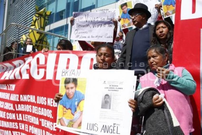 MANIFESTACIÓN DESAPARECIDOS LOMAS SAN MIGUEL