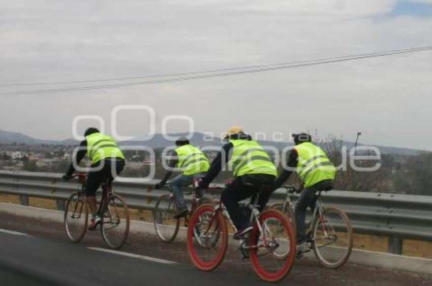 PEREGRINOS EN LA AUTOPISTA