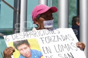 MANIFESTACIÓN DESAPARECIDOS LOMAS SAN MIGUEL