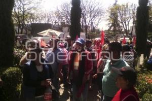 MANIFESTACIÓN ANTORCHA . TEXMELUCAN