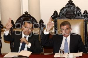 SESIÓN DE CABILDO . LICENCIA TONY GALI