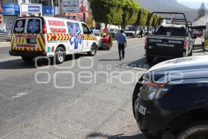 CHOQUE POLICIA MUNICIPAL . TEHUACAN