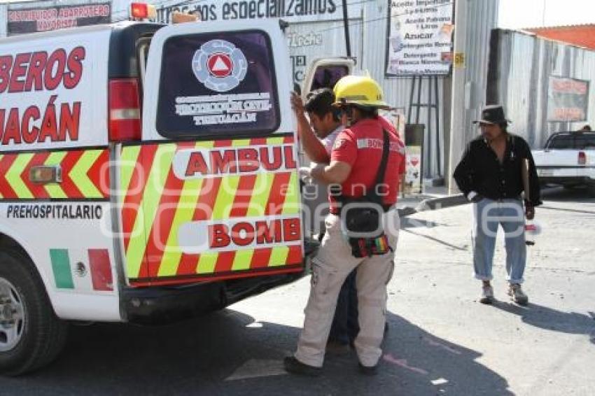 CHOQUE POLICIA MUNICIPAL . TEHUACAN