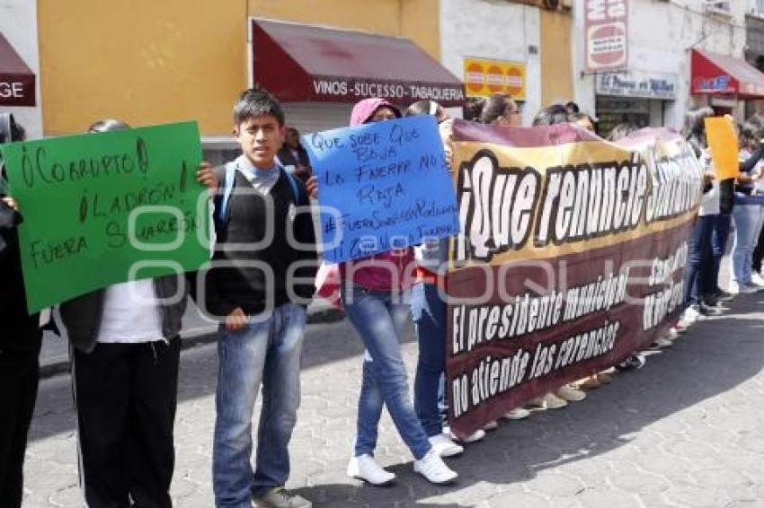 MANIFESTACIÓN SANTA CLARA OCOYUCAN