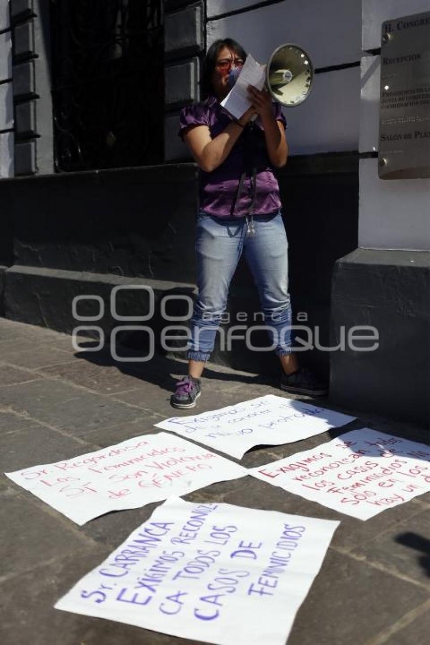 MANIFESTACIÓN CONTRA FEMINICIDIO