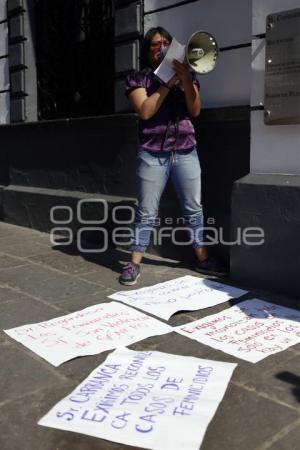 MANIFESTACIÓN CONTRA FEMINICIDIO