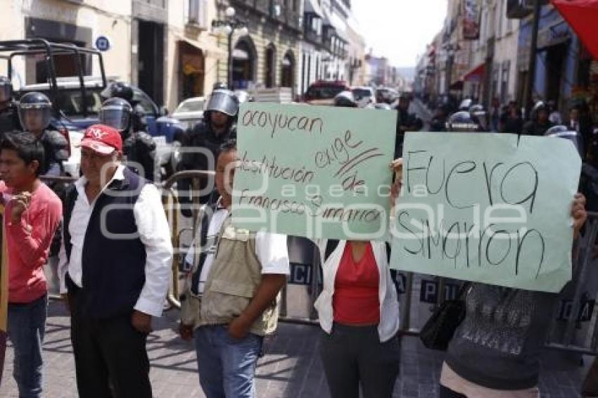 MANIFESTACIÓN SANTA CLARA OCOYUCAN