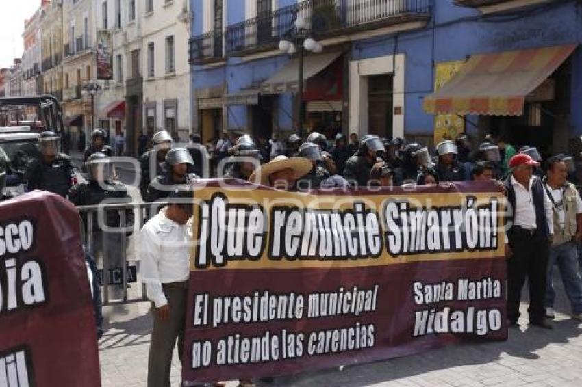 MANIFESTACIÓN SANTA CLARA OCOYUCAN