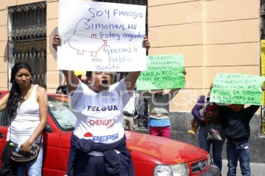 MANIFESTACIÓN SANTA CLARA OCOYUCAN