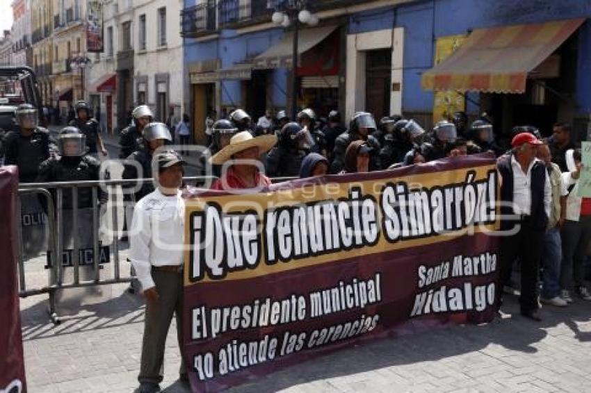 MANIFESTACIÓN SANTA CLARA OCOYUCAN