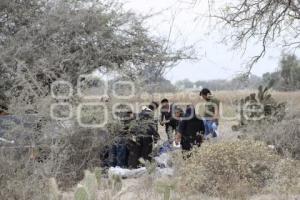 HOMBRE EJECUTADO . TEHUACÁN