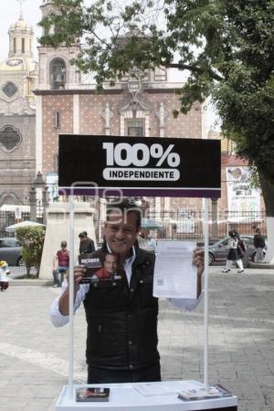 CANDIDATO INDEPENDIENTE . RICARDO JIMÉNEZ