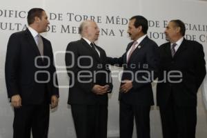 BUAP. INAUGURACIÓN TORRE MEDICA