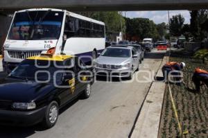 NODO VIAL ATLIXCAYOTL . TRÁFICO