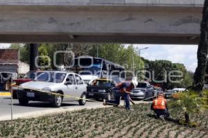 NODO VIAL ATLIXCAYOTL . TRÁFICO