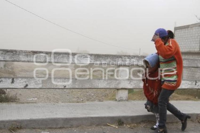 FUERTES VIENTOS . TEHUACÁN