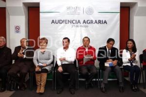 SEDATU . AUDIENCIA AGRARIA