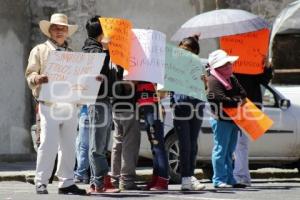 MANIFESTACIÓN . ANTORCHA CAMPESINA