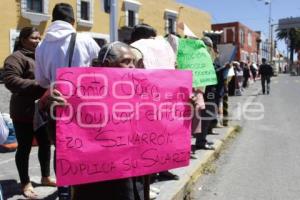 MANIFESTACIÓN . ANTORCHA CAMPESINA